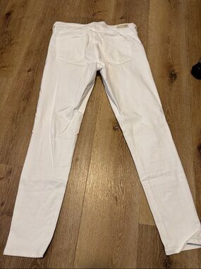 Ag Adriano Goldschmied White Slim Jeans